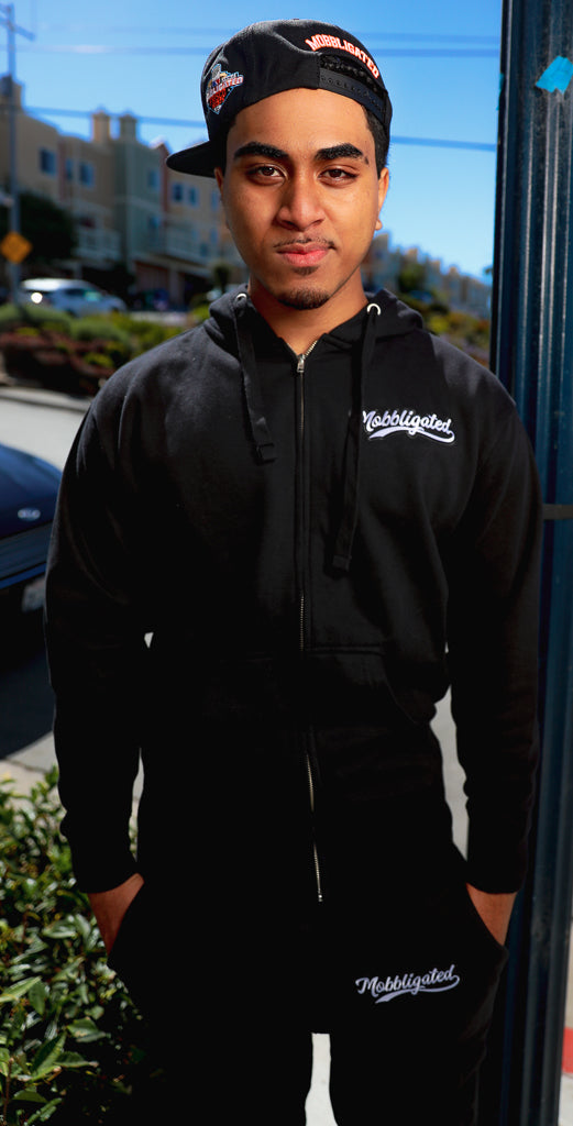 Black Mobbligated Sweatsuit