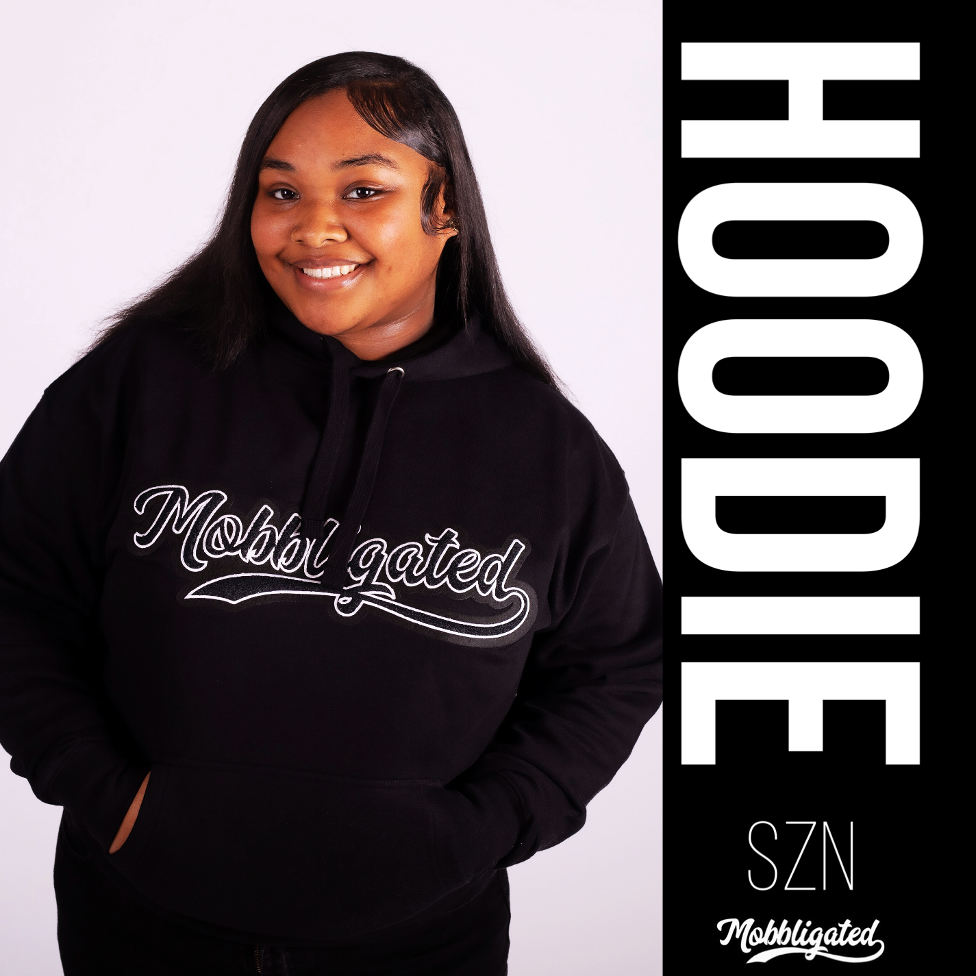 Black Mobbligated Hoodie