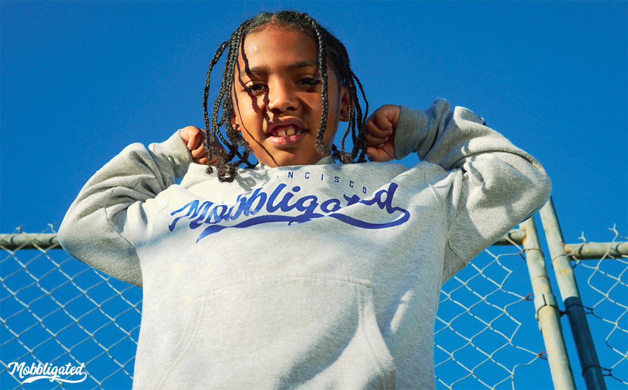 Mobbligated Poly Club Kids Hoodie￼