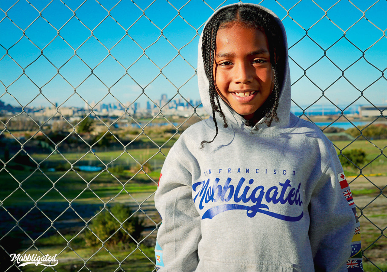 Mobbligated Poly Club Kids Hoodie￼