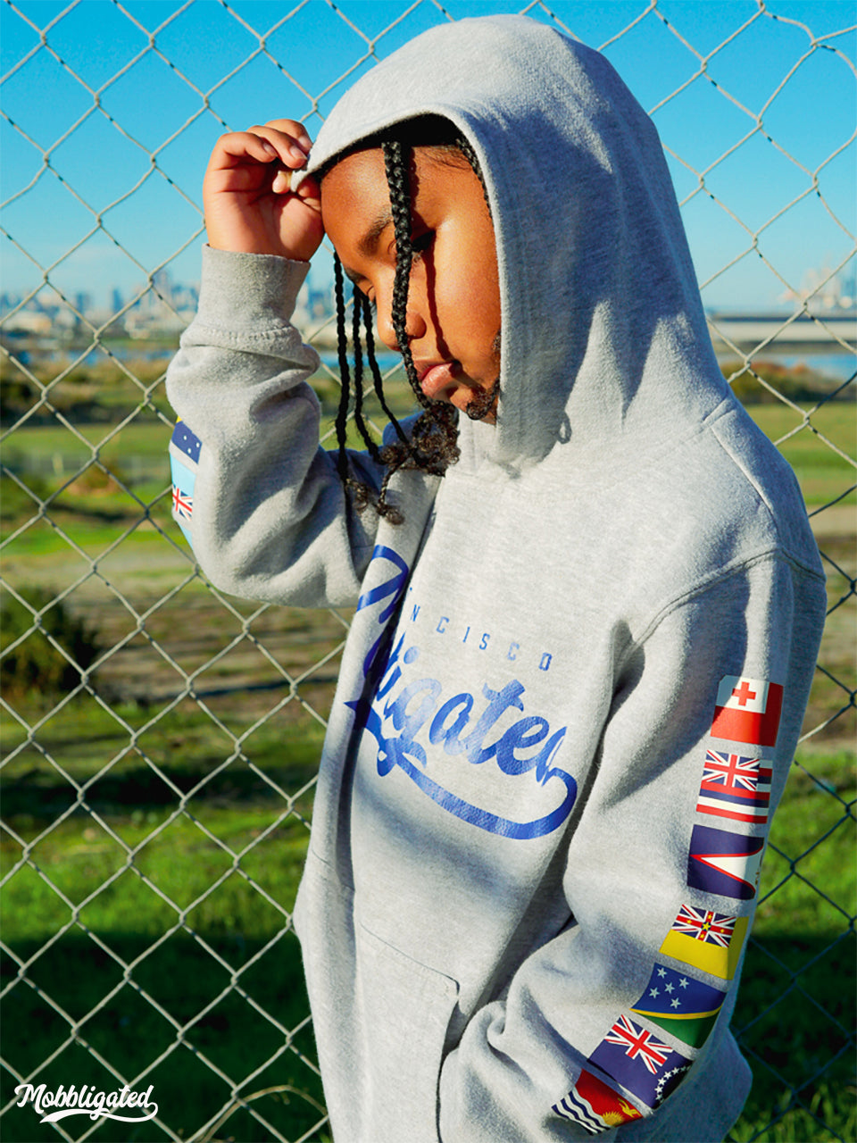 Mobbligated Poly Club Kids Hoodie￼