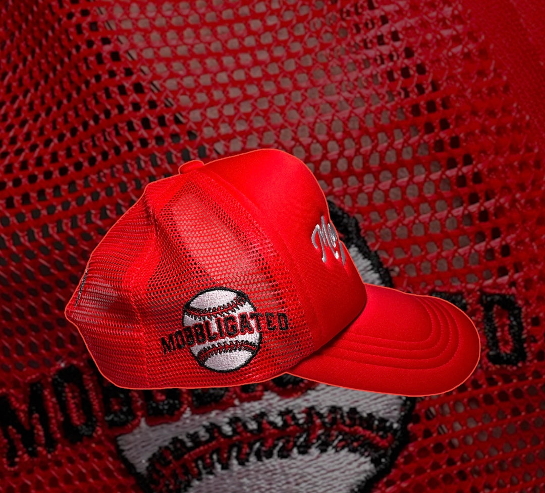 Red Mobbligated Trucker Hats