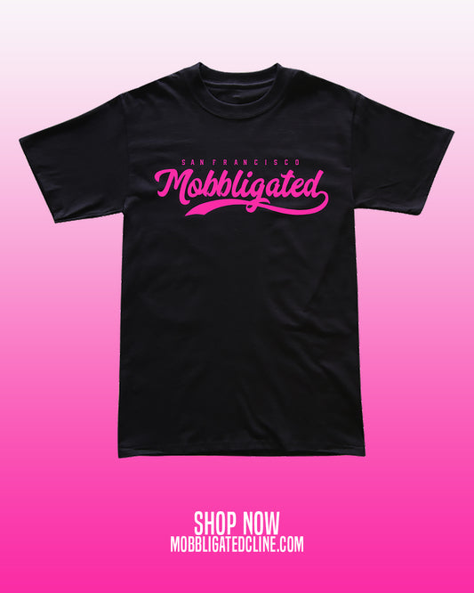 Black & Pink Mobbligated T-shirt