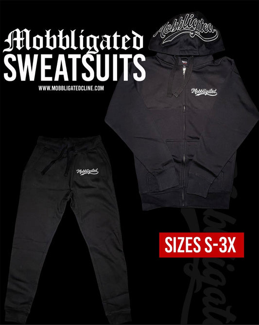 Black Mobbligated Sweatsuit