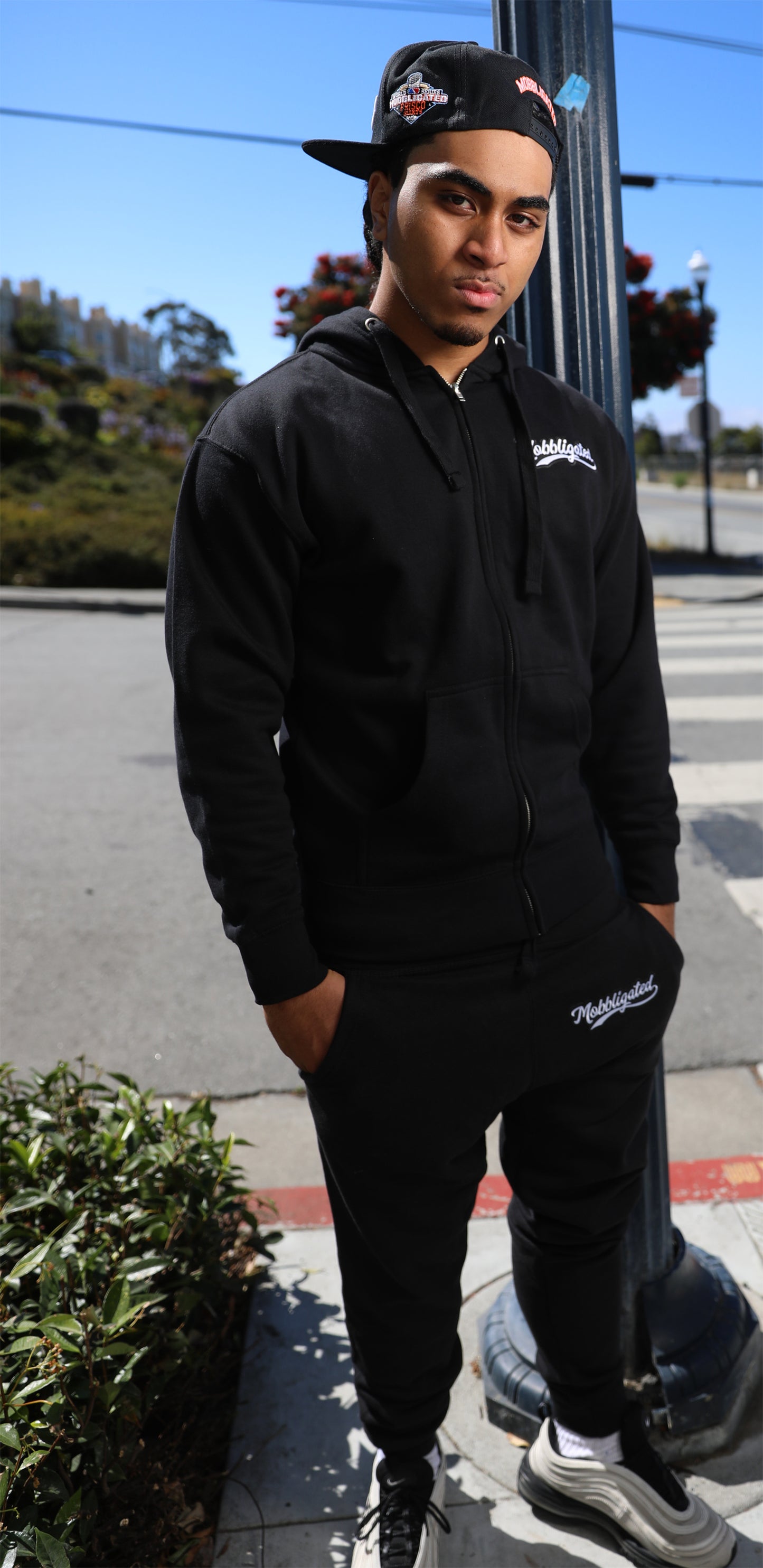 Black Mobbligated Sweatsuit