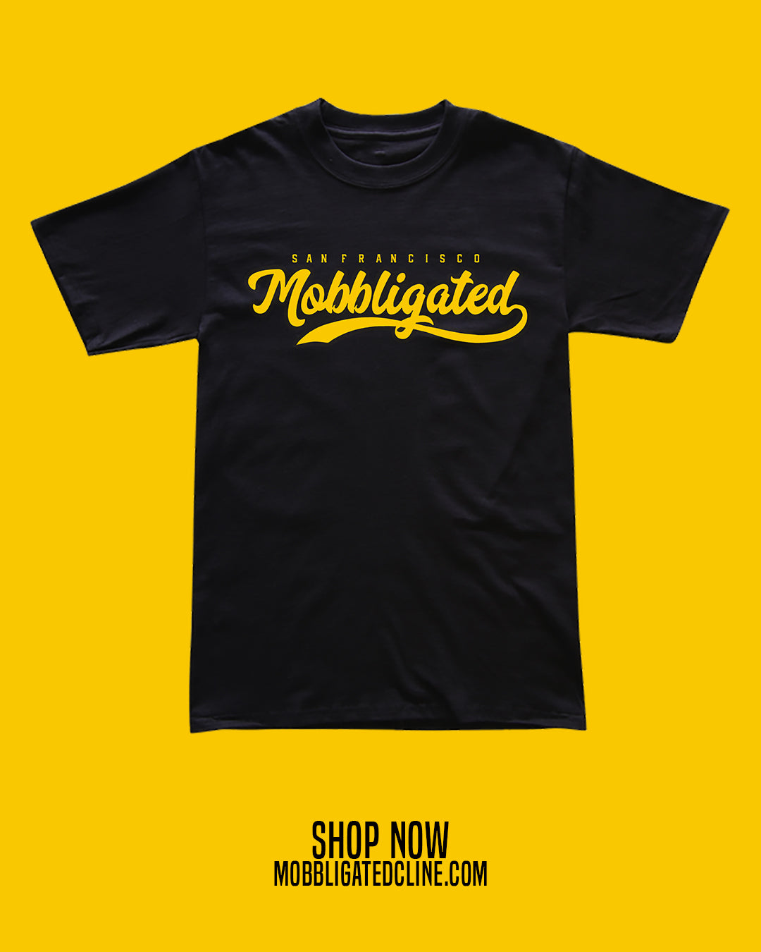 Black & Yellow Mobbligated T-shirt