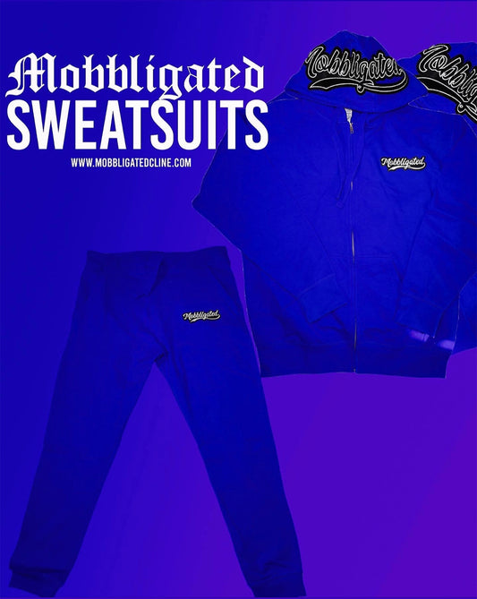 Blue Mobbligated Sweatsuit