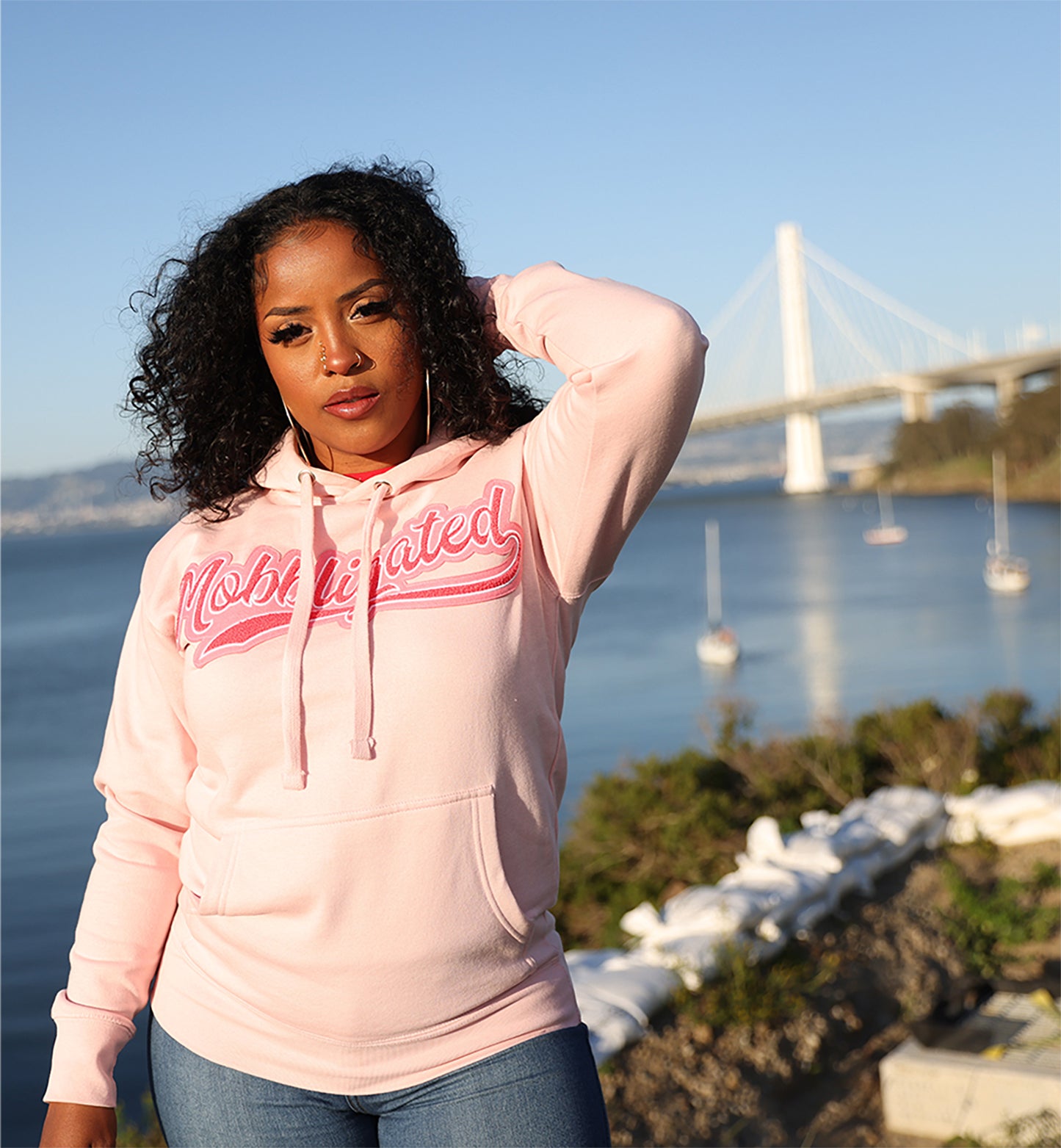 Cotton Candy Pink Hoodie