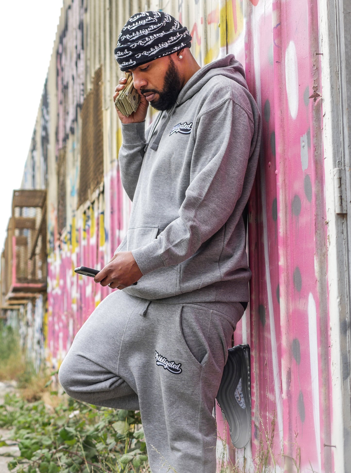 Grey Mobbligated Sweatsuit