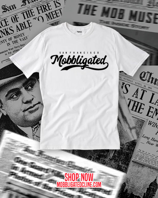 White & Black Mobbligated T-shirt