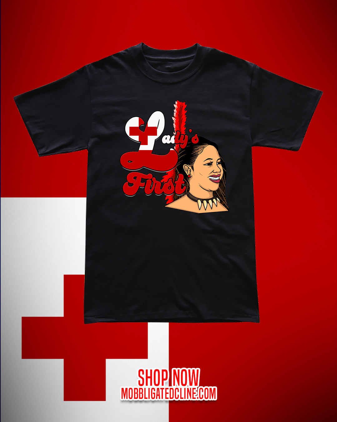 Tonga Ladies First T-shirts