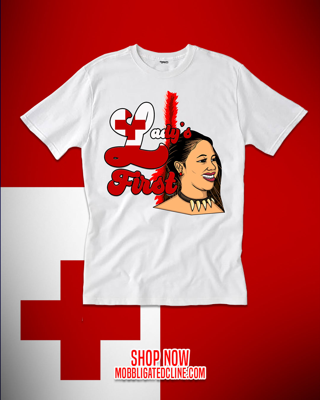 Tonga Ladies First T-shirts